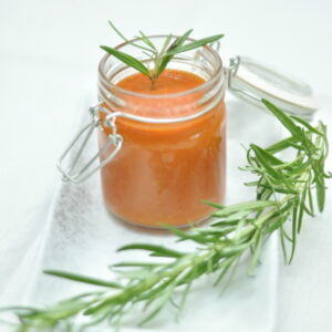 healthy ketchup made from fresh tomatoes