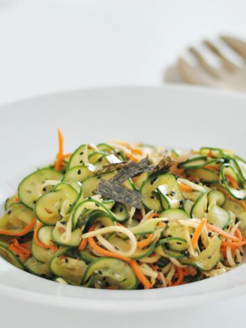 Tasty cucumber salad, Asian style