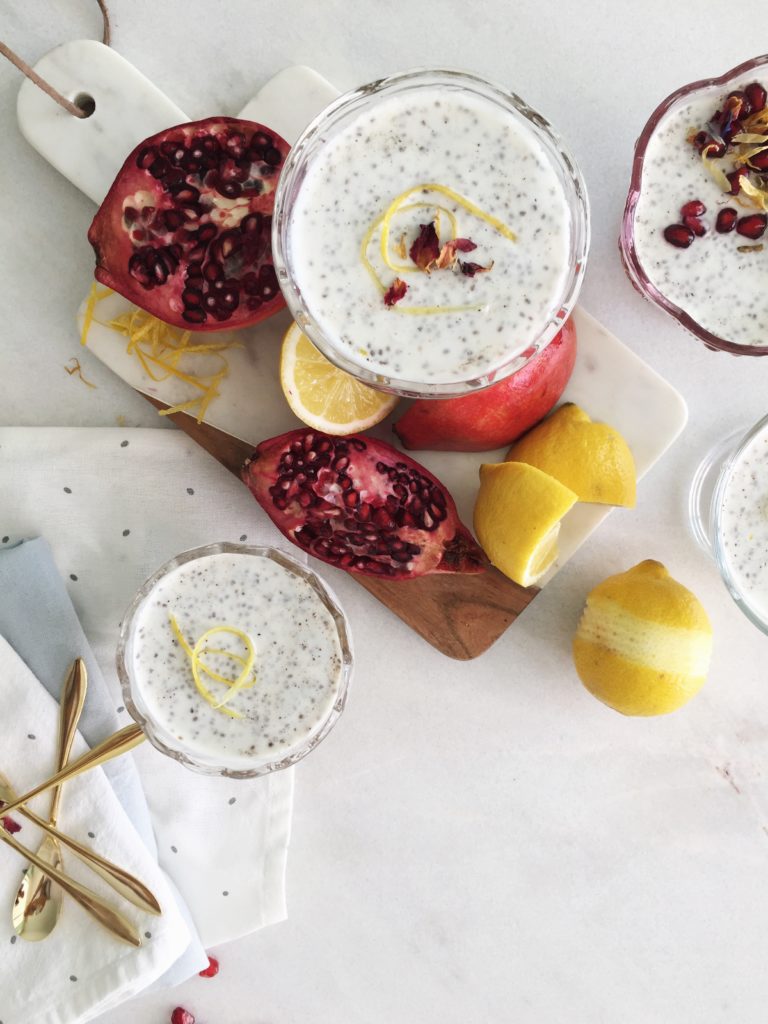 Lemon Curd Chia Cream