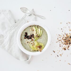 Matcha Chia Pudding bowl