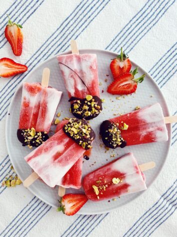 Homemade ice lollies or popsicles !