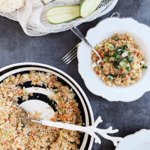 Delicious cauliflower fried rice