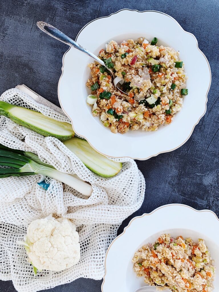 Delicious cauliflower fried rice