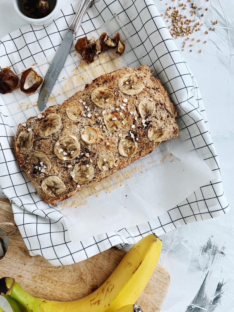 gluten free banana and date bread