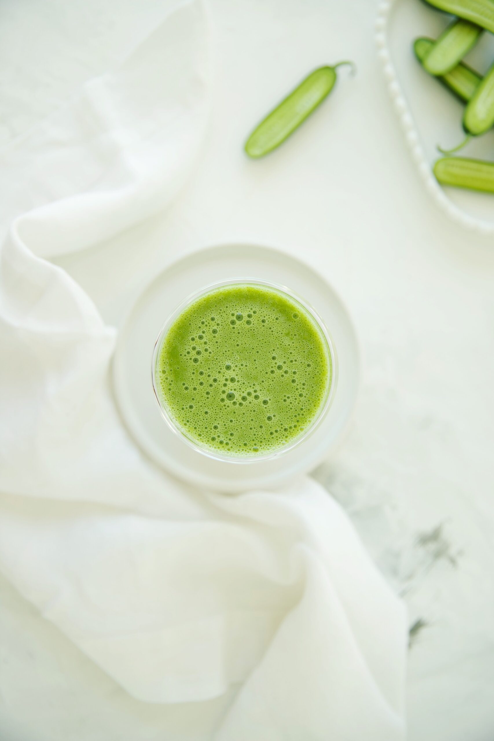 Green spinach smoothie