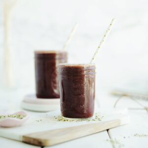 Energy booster smoothie with beetroot