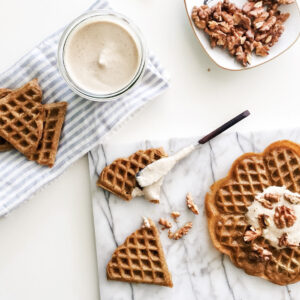 Nut free and vegan waffles