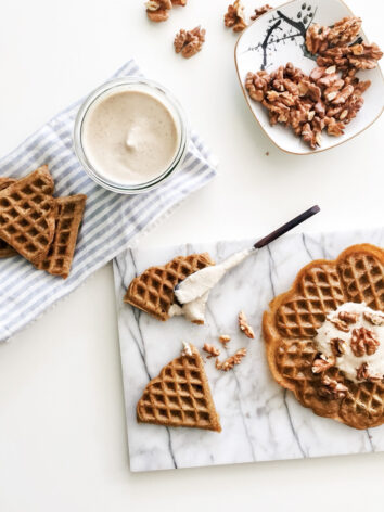 Nut free and vegan waffles