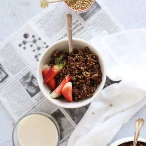 Raw Cacao Buckwheat Granola And Nut Free