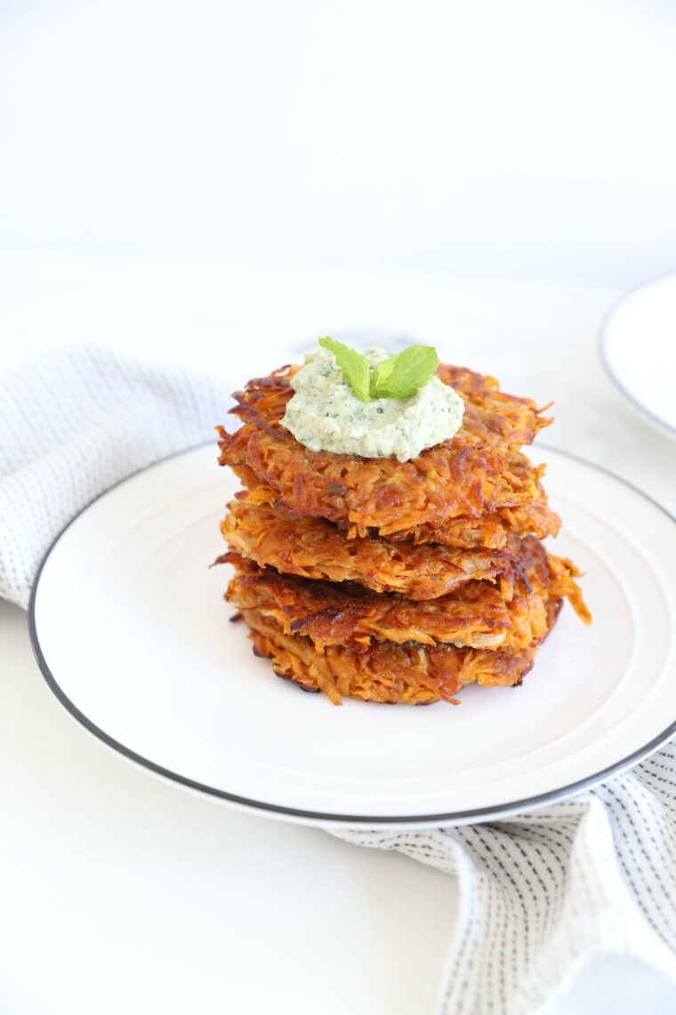 Sweet Potato Hashbrowns, Eggs free and with flaxseed